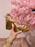 ✨SANDALIA GOLD PLATAFORMA ✨